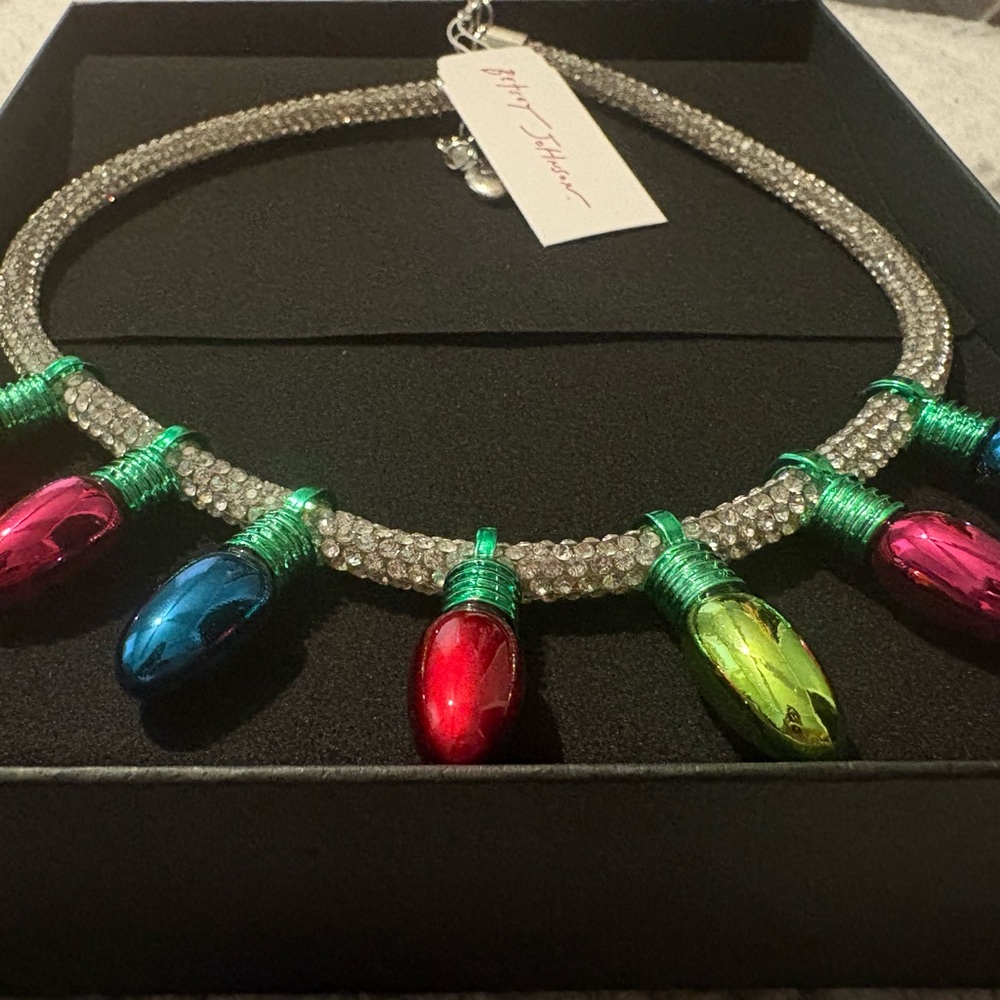 Betsey Johnson Festive Multicolor Necklace - Picture 2 of 3